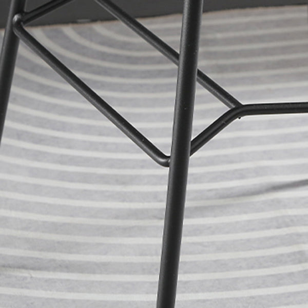 Contemporary Matte Finish Footrest Barstool Leather Home Stool Clearhalo 'Bar Furniture' 'Bar Stools' 'bar_stools' 'Furniture' 'furniture_bar_stools' 'Kitchen & Dining Furniture' 4829900
