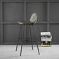 Contemporary Matte Finish Footrest Barstool Leather Home Stool Clearhalo 'Bar Furniture' 'Bar Stools' 'bar_stools' 'Furniture' 'furniture_bar_stools' 'Kitchen & Dining Furniture' 4829904