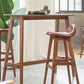 Contemporary 29-inch Upholstered Barstool Rubberwood Footrest Home Stool Clearhalo 'Bar Furniture' 'Bar Stools' 'bar_stools' 'furn' 'furn_bar_stools' 'Furniture' 'furniture_bar_stools' 'Kitchen & Dining Furniture' 4829967