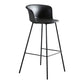 Modern Style Low Back Bar-stool PU Leather Bar Stool with Metal Legs Clearhalo 'Bar Furniture' 'Bar Stools' 'bar_stools' 'Furniture' 'furniture_bar_stools' 'Kitchen & Dining Furniture' 4830020