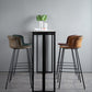 Modern Style Low Back Bar-stool PU Leather Bar Stool with Metal Legs Clearhalo 'Bar Furniture' 'Bar Stools' 'bar_stools' 'Furniture' 'furniture_bar_stools' 'Kitchen & Dining Furniture' 4830040