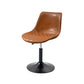 Industrial Bar and Counter Stool Adjustable Height Stool with Pedestal Base in Black Clearhalo 'Bar Furniture' 'Bar Stools' 'bar_stools' 'furn' 'furn_bar_stools' 'Furniture' 'furniture_bar_stools' 'Kitchen & Dining Furniture' 4830154