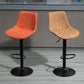 Industrial Bar and Counter Stool Adjustable Height Stool with Pedestal Base in Black Clearhalo 'Bar Furniture' 'Bar Stools' 'bar_stools' 'furn' 'furn_bar_stools' 'Furniture' 'furniture_bar_stools' 'Kitchen & Dining Furniture' 4830163