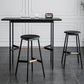 Industrial Backless Bar-stool PU Leather Bar Stool with Metal Legs Clearhalo 'Bar Furniture' 'Bar Stools' 'bar_stools' 'Furniture' 'furniture_bar_stools' 'Kitchen & Dining Furniture' 4830194