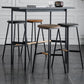 Industrial Backless Bar-stool PU Leather Bar Stool with Metal Legs Clearhalo 'Bar Furniture' 'Bar Stools' 'bar_stools' 'Furniture' 'furniture_bar_stools' 'Kitchen & Dining Furniture' 4830198