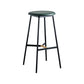 Industrial Backless Bar-stool PU Leather Bar Stool with Metal Legs Clearhalo 'Bar Furniture' 'Bar Stools' 'bar_stools' 'Furniture' 'furniture_bar_stools' 'Kitchen & Dining Furniture' 4830212