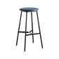 Industrial Backless Bar-stool PU Leather Bar Stool with Metal Legs Clearhalo 'Bar Furniture' 'Bar Stools' 'bar_stools' 'Furniture' 'furniture_bar_stools' 'Kitchen & Dining Furniture' 4830214