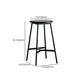 Industrial Backless Bar-stool PU Leather Bar Stool with Metal Legs Clearhalo 'Bar Furniture' 'Bar Stools' 'bar_stools' 'Furniture' 'furniture_bar_stools' 'Kitchen & Dining Furniture' 4830254