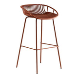 Contemporary Metal Bar Stool Bucket Counter Bar Stool with Metal Legs Clearhalo 'Bar Furniture' 'Bar Stools' 'bar_stools' 'furn' 'furn_bar_stools' 'Furniture' 'furniture_bar_stools' 'Kitchen & Dining Furniture' 4830303