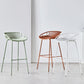 Contemporary Metal Bar Stool Bucket Counter Bar Stool with Metal Legs Clearhalo 'Bar Furniture' 'Bar Stools' 'bar_stools' 'furn' 'furn_bar_stools' 'Furniture' 'furniture_bar_stools' 'Kitchen & Dining Furniture' 4830304
