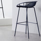 Contemporary Metal Bar Stool Bucket Counter Bar Stool with Metal Legs Clearhalo 'Bar Furniture' 'Bar Stools' 'bar_stools' 'furn' 'furn_bar_stools' 'Furniture' 'furniture_bar_stools' 'Kitchen & Dining Furniture' 4830306