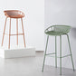 Contemporary Metal Bar Stool Bucket Counter Bar Stool with Metal Legs Clearhalo 'Bar Furniture' 'Bar Stools' 'bar_stools' 'furn' 'furn_bar_stools' 'Furniture' 'furniture_bar_stools' 'Kitchen & Dining Furniture' 4830308
