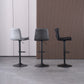 Contemporary Liftable Bar-stool PU Leather Bar Stool with Metal Legs Clearhalo 'Bar Furniture' 'Bar Stools' 'bar_stools' 'furn' 'furn_bar_stools' 'Furniture' 'furniture_bar_stools' 'Kitchen & Dining Furniture' 4830335