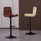 Contemporary Liftable Bar-stool PU Leather Bar Stool with Metal Legs Clearhalo 'Bar Furniture' 'Bar Stools' 'bar_stools' 'furn' 'furn_bar_stools' 'Furniture' 'furniture_bar_stools' 'Kitchen & Dining Furniture' 4830337