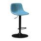 Contemporary Liftable Bar-stool Low Back Bar Stool with Metal Legs Clearhalo 'Bar Furniture' 'Bar Stools' 'bar_stools' 'furn' 'furn_bar_stools' 'Furniture' 'furniture_bar_stools' 'Kitchen & Dining Furniture' 4830363