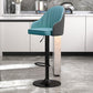 Modern Style Bar-stool PU Leather Counter Bar Stool with Metal Legs for Bristol Pewter 1 Piece Clearhalo 'Bar Furniture' 'Bar Stools' 'bar_stools' 'furn' 'furn_bar_stools' 'Furniture' 'furniture_bar_stools' 'Kitchen & Dining Furniture' 4830467