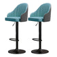 Modern Style Bar-stool PU Leather Counter Bar Stool with Metal Legs for Bristol Pewter 2 Piece Set Clearhalo 'Bar Furniture' 'Bar Stools' 'bar_stools' 'furn' 'furn_bar_stools' 'Furniture' 'furniture_bar_stools' 'Kitchen & Dining Furniture' 4830483