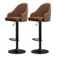 Modern Style Bar-stool PU Leather Counter Bar Stool with Metal Legs for Bristol Coffee 2 Piece Set Clearhalo 'Bar Furniture' 'Bar Stools' 'bar_stools' 'furn' 'furn_bar_stools' 'Furniture' 'furniture_bar_stools' 'Kitchen & Dining Furniture' 4830486