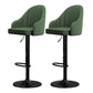 Modern Style Bar-stool PU Leather Counter Bar Stool with Metal Legs for Bristol Olive Green 2 Piece Set Clearhalo 'Bar Furniture' 'Bar Stools' 'bar_stools' 'furn' 'furn_bar_stools' 'Furniture' 'furniture_bar_stools' 'Kitchen & Dining Furniture' 4830488