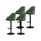Modern Style Bar-stool PU Leather Counter Bar Stool with Metal Legs for Bristol Olive Green 4 Piece Set Clearhalo 'Bar Furniture' 'Bar Stools' 'bar_stools' 'furn' 'furn_bar_stools' 'Furniture' 'furniture_bar_stools' 'Kitchen & Dining Furniture' 4830498