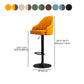 Modern Style Bar-stool PU Leather Counter Bar Stool with Metal Legs for Bristol Clearhalo 'Bar Furniture' 'Bar Stools' 'bar_stools' 'furn' 'furn_bar_stools' 'Furniture' 'furniture_bar_stools' 'Kitchen & Dining Furniture' 4830502