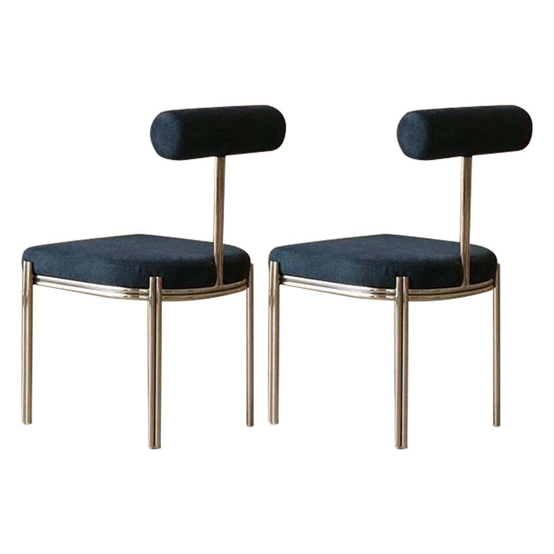 Modern Solid Wood Dining Table Set 1/2/3/4 Pieces Dining Set for Home Use 2 Blue Chairs Clearhalo 'Dining Room Sets' 'Dining Tables & Seating' 'dining_room_set' 'furn' 'furn_dining_room_set' 'Furniture' 'furniture_dining_room_set' 'Kitchen & Dining Furniture' 4830524