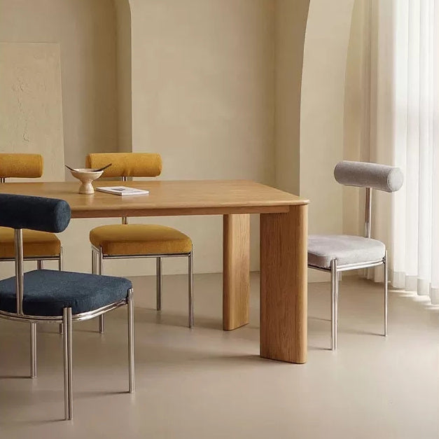 Modern Solid Wood Dining Table Set 1/2/3/4 Pieces Dining Set for Home Use 4 Pieces: Table, 3 Chairs Clearhalo 'Dining Room Sets' 'Dining Tables & Seating' 'dining_room_set' 'furn' 'furn_dining_room_set' 'Furniture' 'furniture_dining_room_set' 'Kitchen & Dining Furniture' 4830527