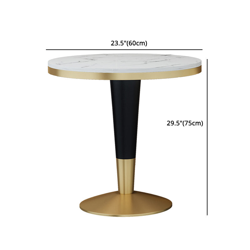 Glam Style Sintered Stone Dining Set 1/2/4/5 Pieces Dining Set for Dining Areas Clearhalo 'Dining Room Sets' 'Dining Tables & Seating' 'dining_room_set' 'furn' 'furn_dining_room_set' 'Furniture' 'furniture_dining_room_set' 'Kitchen & Dining Furniture' 4830573