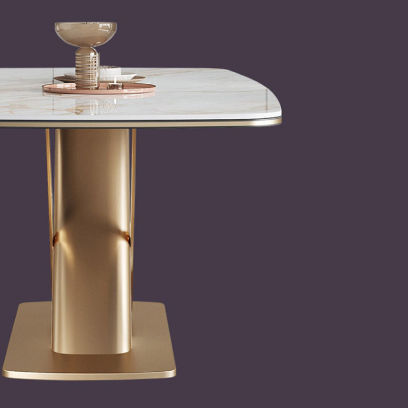 Luxury Sintered Stone Dining Set 1/4/5/7 Pieces Rectangle Kitchen Table with Chairs Clearhalo 'Dining Room Sets' 'Dining Tables & Seating' 'dining_room_set' 'furn' 'furn_dining_room_set' 'Furniture' 'furniture_dining_room_set' 'Kitchen & Dining Furniture' 4830638