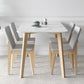 Modern Sintered Stone Top Dining Set Rectangle 1/2/5/6/7 Pieces Dining Table with Chairs 5 Pieces: Table, 4 Chairs Clearhalo 'Dining Room Sets' 'Dining Tables & Seating' 'dining_room_set' 'furn' 'furn_dining_room_set' 'Furniture' 'furniture_dining_room_set' 'Kitchen & Dining Furniture' 4830737