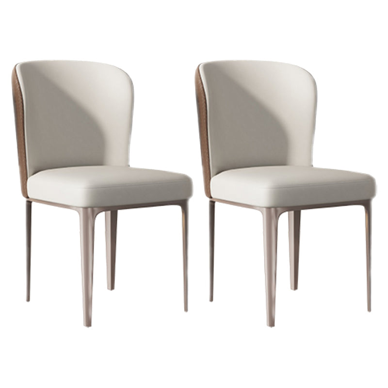 Nordic Glam Sintered Stone Dining Table Set 1/2/5/7 Pieces Dining Set for Kitchen 2 Beige Chairs Clearhalo 'Dining Room Sets' 'Dining Tables & Seating' 'dining_room_set' 'furn' 'furn_dining_room_set' 'Furniture' 'furniture_dining_room_set' 'Kitchen & Dining Furniture' 4830754