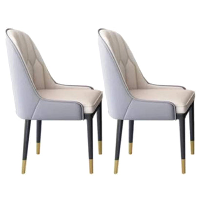 Nordic Glam Sintered Stone Dining Table Set 1/2/5/7 Pieces Dining Set for Home 2 Beige Chairs Clearhalo 'Dining Room Sets' 'Dining Tables & Seating' 'dining_room_set' 'furn' 'furn_dining_room_set' 'Furniture' 'furniture_dining_room_set' 'Kitchen & Dining Furniture' 4830771