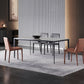 Contemporary Sintered Stone Dining Table Set 1/4/5/7 Pieces Dining Set for Home 5 Pieces: Table, 4 Chairs Clearhalo 'Dining Room Sets' 'Dining Tables & Seating' 'dining_room_set' 'furn' 'furn_dining_room_set' 'Furniture' 'furniture_dining_room_set' 'Kitchen & Dining Furniture' 4830800