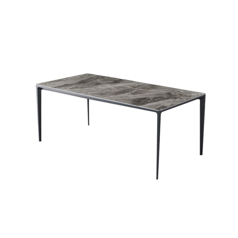 Contemporary Sintered Stone Dining Table Set 1/4/5/7 Pieces Dining Set for Home Clearhalo 'Dining Room Sets' 'Dining Tables & Seating' 'dining_room_set' 'furn' 'furn_dining_room_set' 'Furniture' 'furniture_dining_room_set' 'Kitchen & Dining Furniture' 4830801