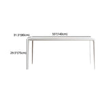 Modern Style Sintered Stone Dining Table Set 1/4/5/7 Pieces Dining Set for Home Clearhalo 'Dining Room Sets' 'Dining Tables & Seating' 'dining_room_set' 'furn' 'furn_dining_room_set' 'Furniture' 'furniture_dining_room_set' 'Kitchen & Dining Furniture' 4830849