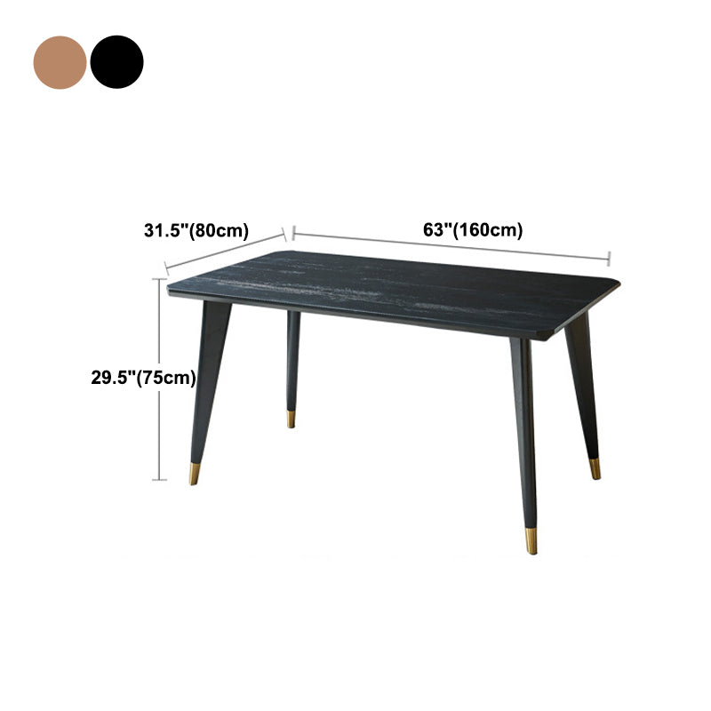 Traditional Luxury Rectangle Dining Site Table Solid Wood Dining Room Furniture Clearhalo 'Dining Tables & Seating' 'Dining Tables' 'dining_table' 'furn' 'furn_dining_table' 'Furniture' 'furniture_dining_table' 'Kitchen & Dining Furniture' 'kitchen' 'kitchen_dining_table' 4830898