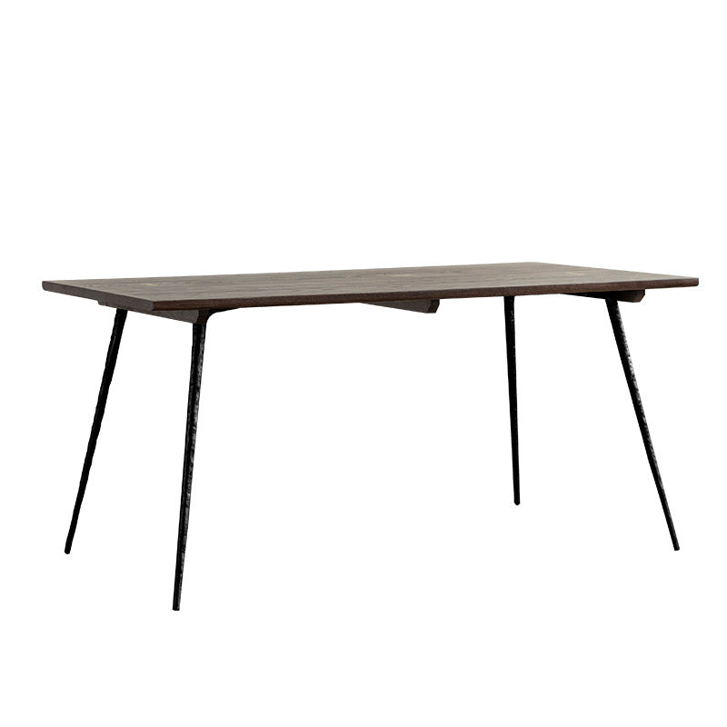 Traditional Luxury Rectangle Dining Site Table Solid Wood Furniture with 4-foot Clearhalo 'Dining Tables & Seating' 'Dining Tables' 'dining_table' 'Furniture' 'furniture_dining_table' 'Kitchen & Dining Furniture' 'kitchen' 'kitchen_dining_table' 4830903