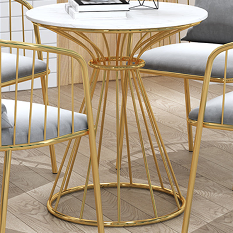 Sintered Stone Dining Table Traditional Luxury Dining Table with Gold Base Clearhalo 'Dining Tables & Seating' 'Dining Tables' 'dining_table' 'furn' 'furn_dining_table' 'Furniture' 'furniture_dining_table' 'Kitchen & Dining Furniture' 'kitchen' 'kitchen_dining_table' 4830949