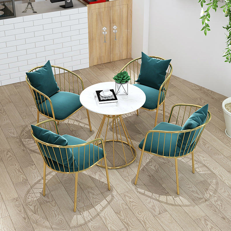 Sintered Stone Dining Table Traditional Luxury Dining Table with Gold Base Clearhalo 'Dining Tables & Seating' 'Dining Tables' 'dining_table' 'furn' 'furn_dining_table' 'Furniture' 'furniture_dining_table' 'Kitchen & Dining Furniture' 'kitchen' 'kitchen_dining_table' 4830955