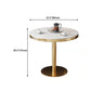Sintered Stone Dining Table Traditional Luxury Dining Table with Gold Base Clearhalo 'Dining Tables & Seating' 'Dining Tables' 'dining_table' 'furn' 'furn_dining_table' 'Furniture' 'furniture_dining_table' 'Kitchen & Dining Furniture' 'kitchen' 'kitchen_dining_table' 4830969