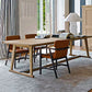 Pine Wood Top Dining Table Traditional Luxury Table with Trestle Base Brown 70.9"L x 31.5"W x 29.5"H Without Chairs Clearhalo 'Dining Tables & Seating' 'Dining Tables' 'dining_table' 'furn' 'furn_dining_table' 'Furniture' 'furniture_dining_table' 'Kitchen & Dining Furniture' 'kitchen' 'kitchen_dining_table' 4831018