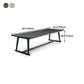 Pine Wood Top Dining Table Traditional Luxury Table with Trestle Base Clearhalo 'Dining Tables & Seating' 'Dining Tables' 'dining_table' 'furn' 'furn_dining_table' 'Furniture' 'furniture_dining_table' 'Kitchen & Dining Furniture' 'kitchen' 'kitchen_dining_table' 4831029