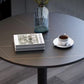 Stone Top Dining Table Round Dining Table with Pedestal Base in Gold Clearhalo 'Dining Tables & Seating' 'Dining Tables' 'dining_table' 'furn' 'furn_dining_table' 'Furniture' 'furniture_dining_table' 'Kitchen & Dining Furniture' 'kitchen' 'kitchen_dining_table' 4831039