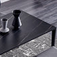 Stone Top Dining Table Rectangle Contemporary Table with 4 Legs in Black Clearhalo 'Dining Tables & Seating' 'Dining Tables' 'dining_table' 'furn' 'furn_dining_table' 'Furniture' 'furniture_dining_table' 'Kitchen & Dining Furniture' 'kitchen' 'kitchen_dining_table' 4831054