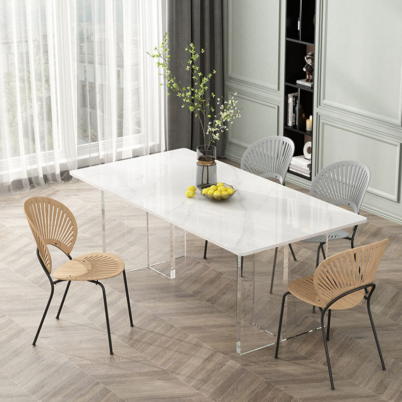 Stone Top Table Traditional Luxury Dining Table with Double Pedestal Base Clearhalo 'Dining Tables & Seating' 'Dining Tables' 'dining_table' 'furn' 'furn_dining_table' 'Furniture' 'furniture_dining_table' 'Kitchen & Dining Furniture' 'kitchen' 'kitchen_dining_table' 4831083
