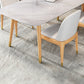 Rectangle Stone Dining Table Traditional Luxury Wood Tripod Base Dining Table Clearhalo 'Dining Tables & Seating' 'Dining Tables' 'dining_table' 'furn' 'furn_dining_table' 'Furniture' 'furniture_dining_table' 'Kitchen & Dining Furniture' 'kitchen' 'kitchen_dining_table' 4831112