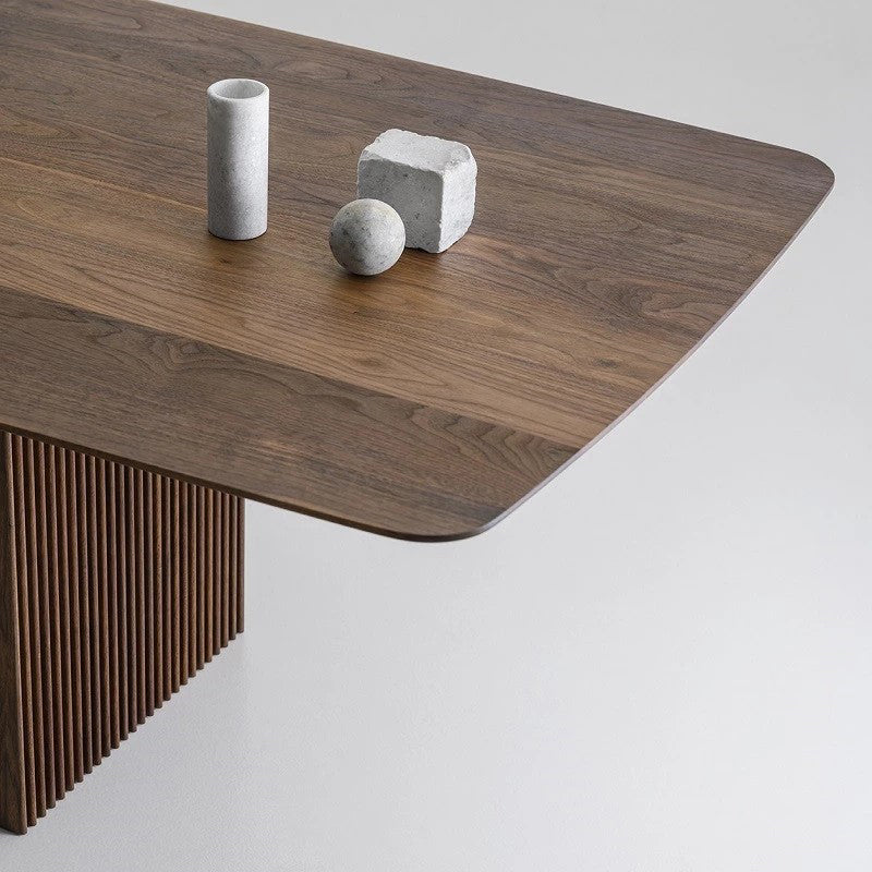 Pine Solid Wood Dining Site Table Modern Rectangle Double Pedestal Dining Table Clearhalo 'Dining Tables & Seating' 'Dining Tables' 'dining_table' 'furn' 'furn_dining_table' 'Furniture' 'furniture_dining_table' 'Kitchen & Dining Furniture' 'kitchen' 'kitchen_dining_table' 4831128