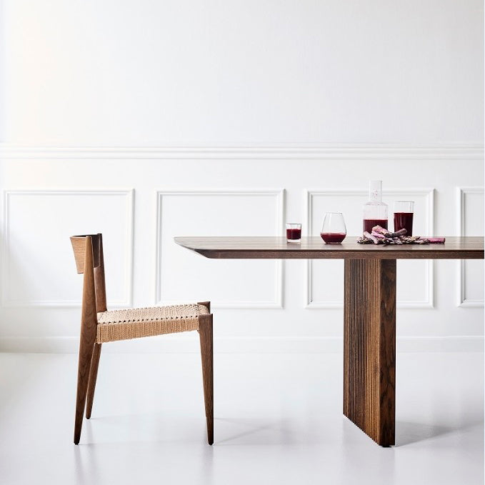 Pine Solid Wood Dining Site Table Modern Rectangle Double Pedestal Dining Table Clearhalo 'Dining Tables & Seating' 'Dining Tables' 'dining_table' 'furn' 'furn_dining_table' 'Furniture' 'furniture_dining_table' 'Kitchen & Dining Furniture' 'kitchen' 'kitchen_dining_table' 4831129