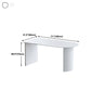 Modern Stone Top Dinette Table Solid Wood Double Pedestal Table in White Clearhalo 'Dining Tables & Seating' 'Dining Tables' 'dining_table' 'furn' 'furn_dining_table' 'Furniture' 'furniture_dining_table' 'Kitchen & Dining Furniture' 'kitchen' 'kitchen_dining_table' 4831178