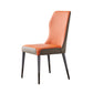 Glam Solid Wood Kitchen and Dining Room Chair Wingback Parsons Chair Orange 1 Piece Clearhalo 'Dining Chairs' 'Dining Tables & Seating' 'dining_chair' 'furn' 'furn_dining_chair' 'Furniture' 'furniture_dining_chair' 'Kitchen & Dining Furniture' 4831374